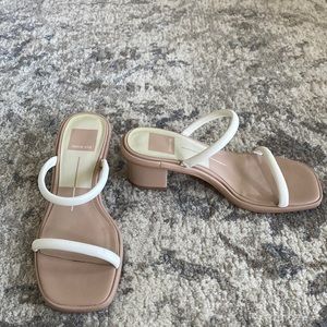 Dolce vita white sandals